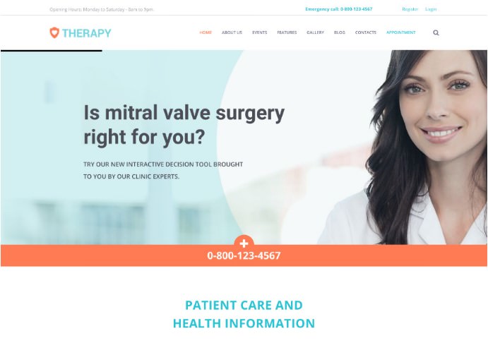 Therapy | Health and Medical WordPress Theme