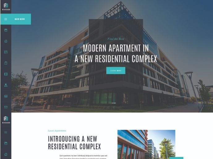 Windsor - Apartment Complex / Single Property WordPress Theme