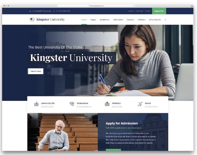 Шаблон Kingster