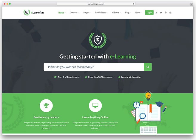 Шаблон eLearning WP