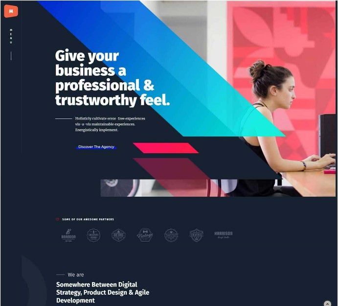 Maacuni - креативная тема WordPress для начинающих