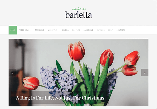 Легкая бесплатная тема блога WordPress