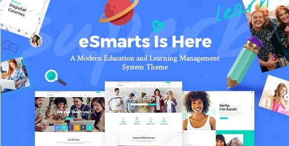 eSmarts тема для сайта школы