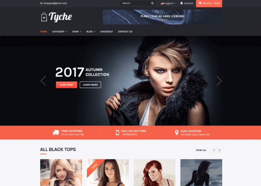 Tyche-тема WP для электронной коммерции