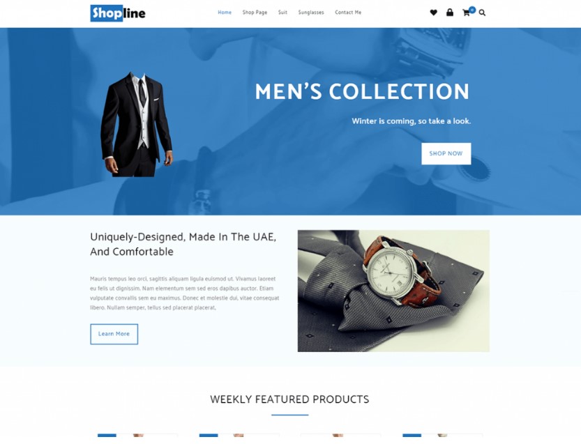 Shopline тема для интернет магазига