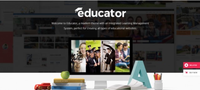 Educator шаблон для онлайн курсов