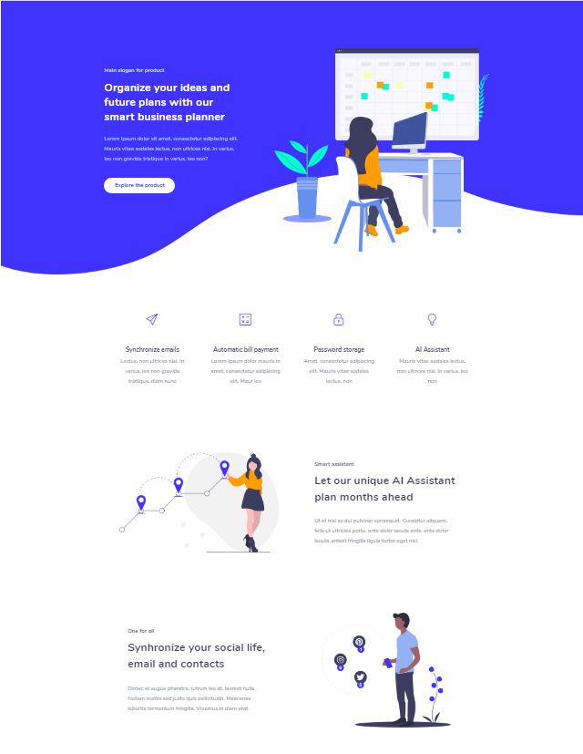 Jevelin шаблон WordPress для стартапа