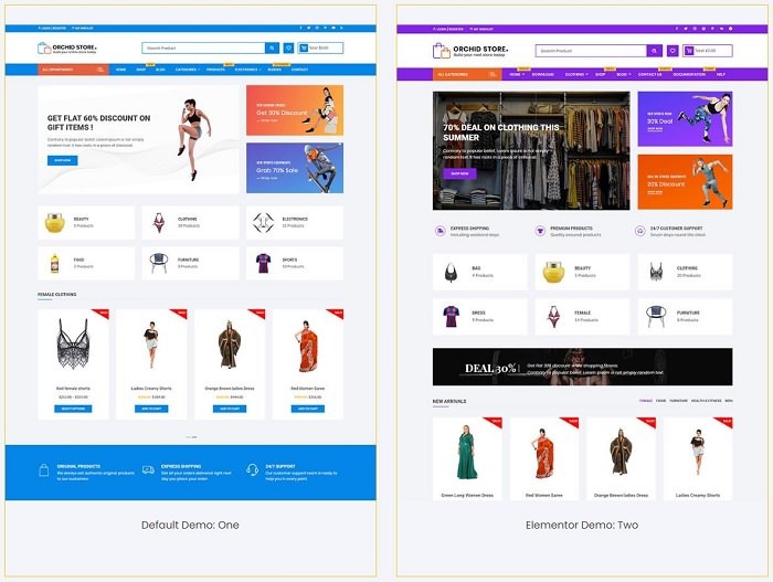 Orchid Store тема для онлайн магазина на Вордпресс