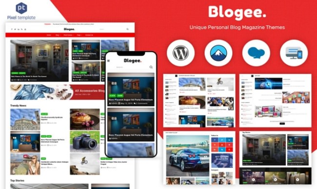 Blogee - Multi-Concept Blog & News