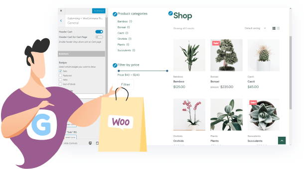 Идеально подходит для запуска магазина WooCommerce