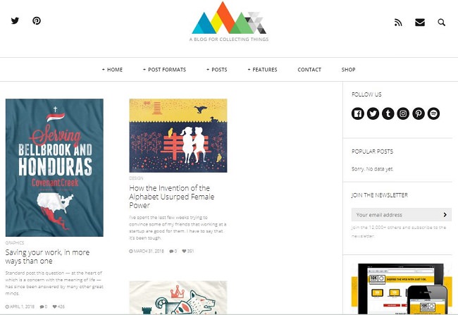 HEAP - адаптивная тема для блога WordPress