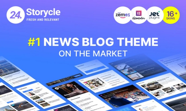 24.Storycle - Multipurpose News Portal Elementor