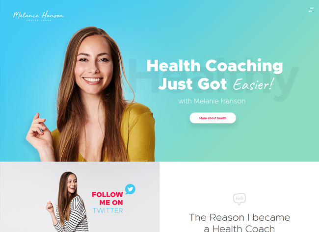 Мелани Хэнсон | Блог Health Coach и тема WordPress для журнала "Образ жизни"
