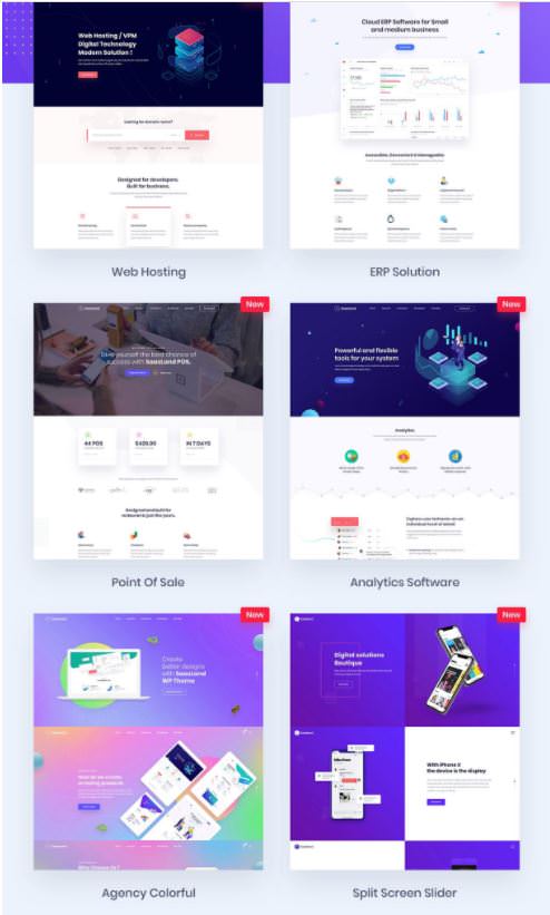 Saasland - тема WordPress для стартапа