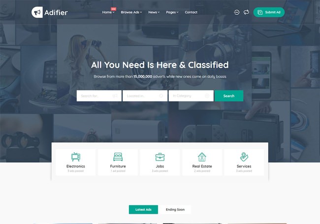 тема WordPress аукциона
