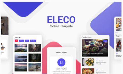 Eleco - это полноценная универсальная тема AMP