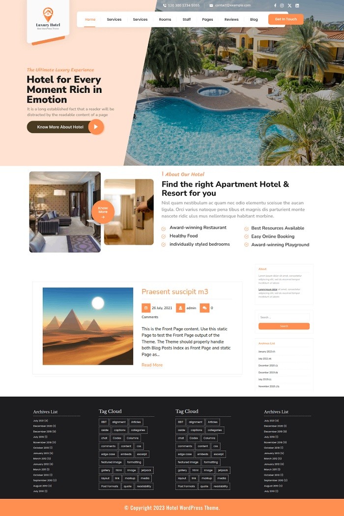 Luxury Hotels
