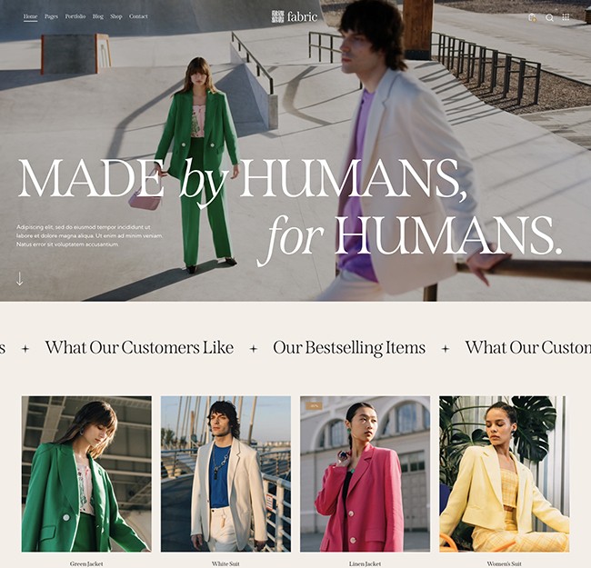 Fabric fashionlabel