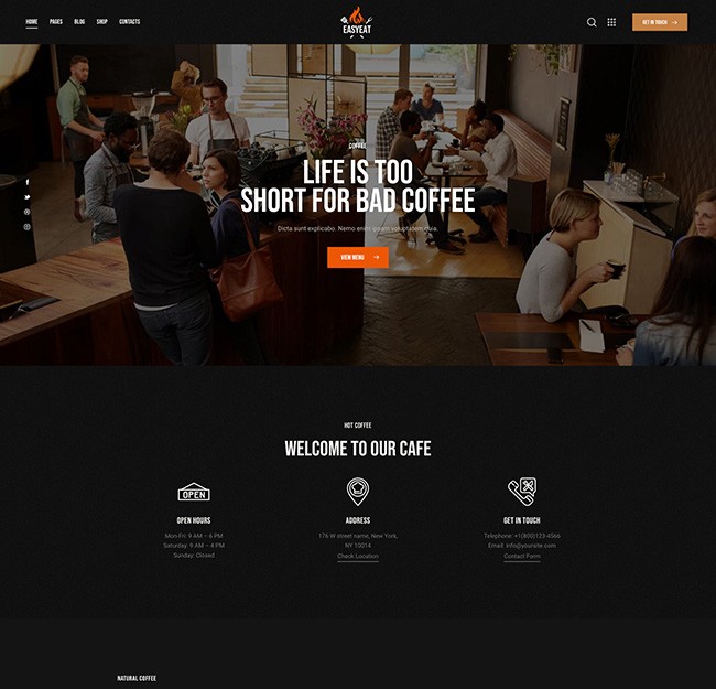 easy eat coffee bar