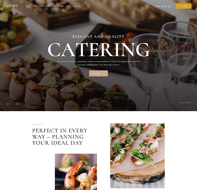 Catering qwery