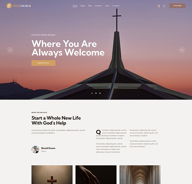 Holy church community