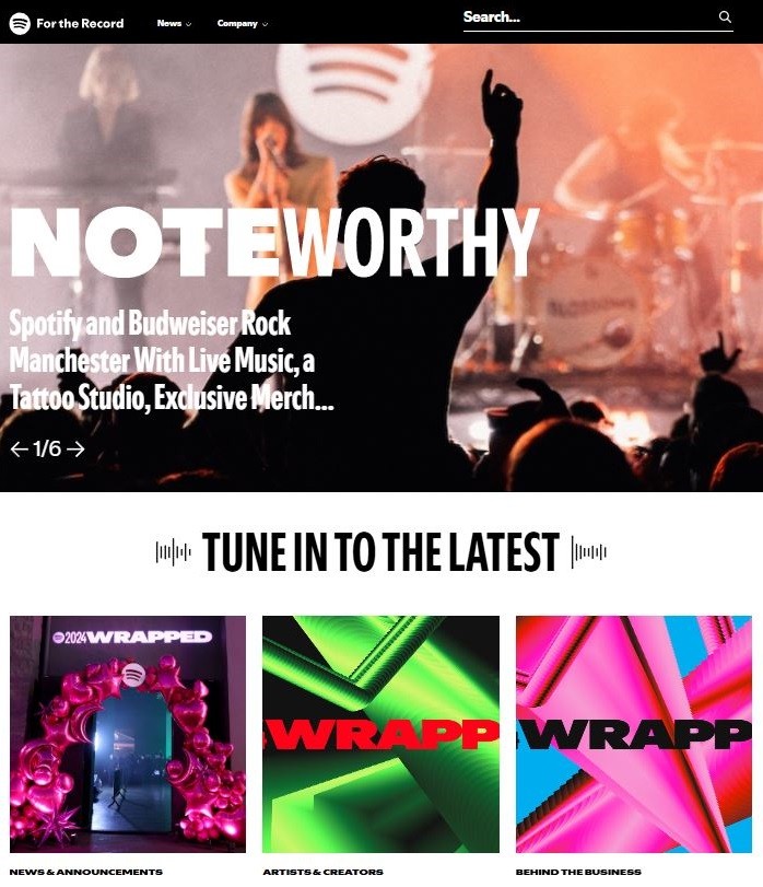 Spotify For the Record