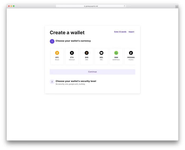 Multi-Currency Crypto Wallet