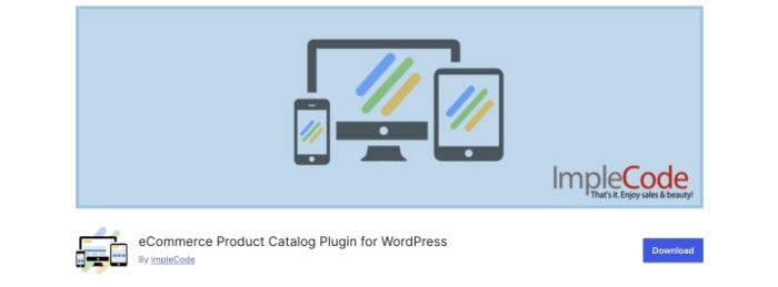 eCommerce Product Catalog