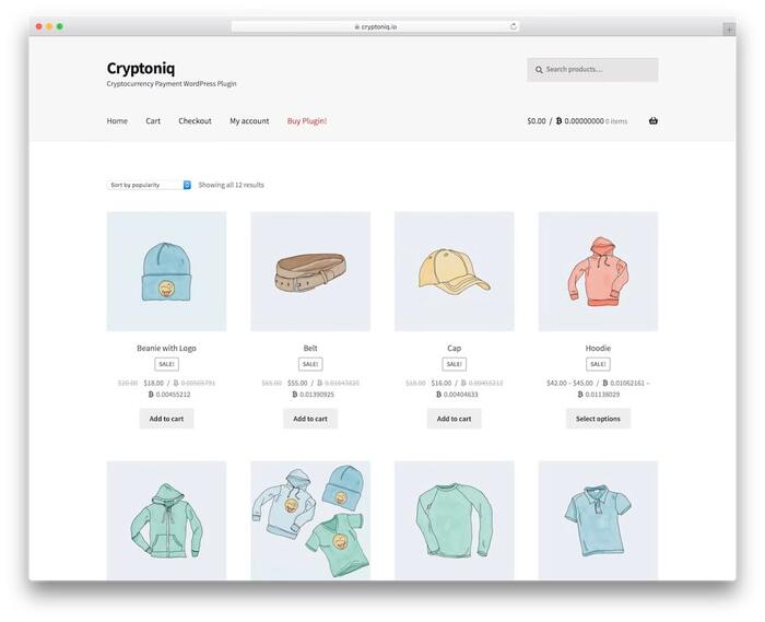 Cryptoniq – Crypto Payment Plugin