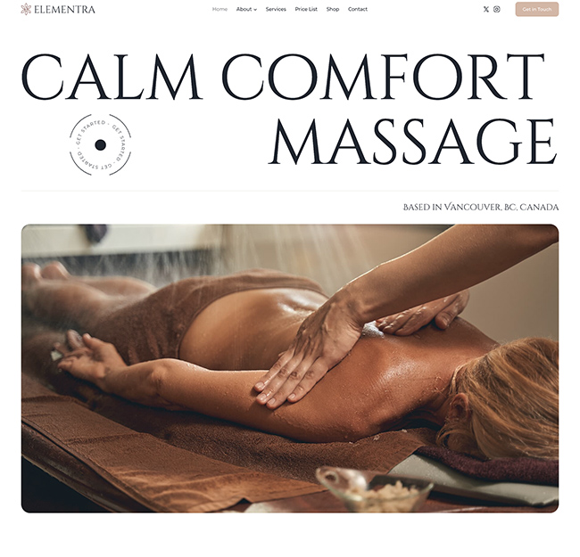 massage elementra