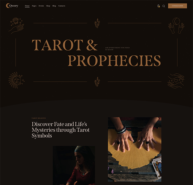 astrology tarot qwery