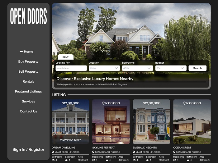 Бесплатная WordPress-тема для недвижимости Estate Brokerage Services