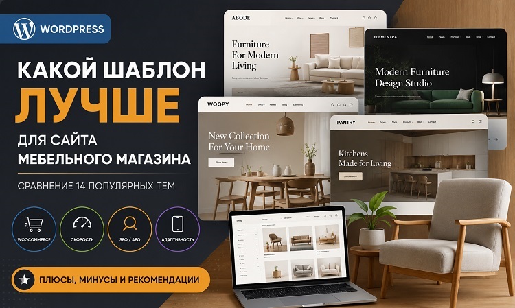 Какой WordPress-шаблон лучше выбрать для мебельного магазина